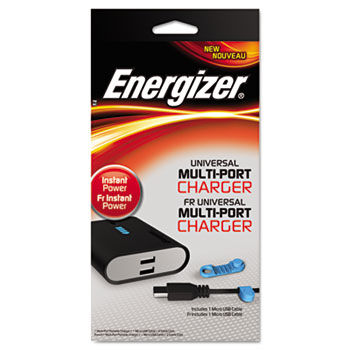 Universal Multi-Port Charger, 2 USB/Micro USB