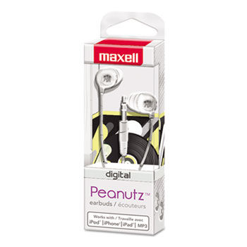 Peanutz Digital Earbuds, White