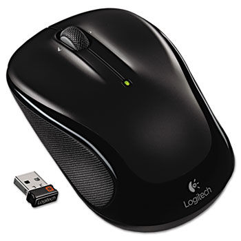 M325 Wireless Mouse, Right/Left, Black