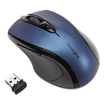 Pro Fit Mid-Size Wireless Mouse, Right, Windows, Saphire Blue