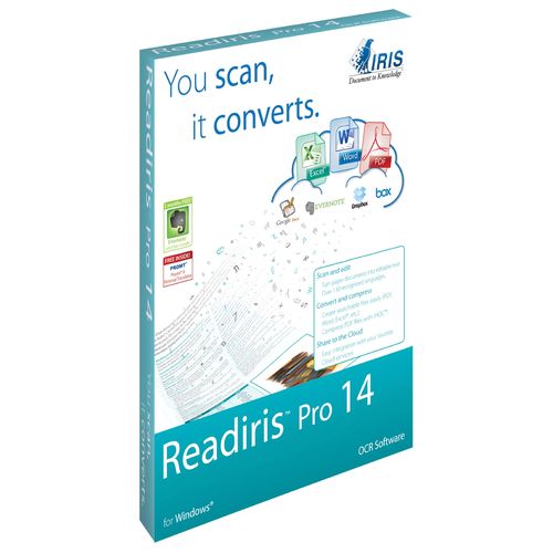 Readiris Pro 14 for PC  Converts
