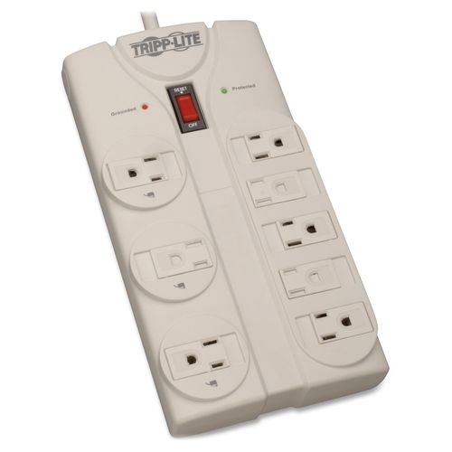 8 outlets, 8 ft. cord surge