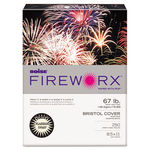 FIREWORX Colored Cover Stock, 67 lbs., 8-1/2 x 11, Flashing Ivory, 250 Sheets