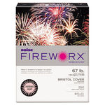 FIREWORX Colored Cover Stock, 67 lbs., 8-1/2 x 11, Powder Pink, 250 Sheets