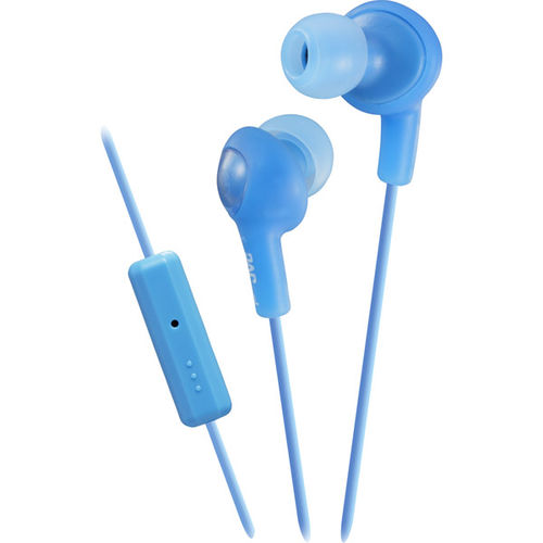 Gumy PLUS Inner Ear Headphones with Remote and Mic-Blue