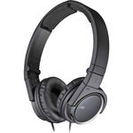 3-Way Foldable On-Ear Lightweight Headphones-Black
