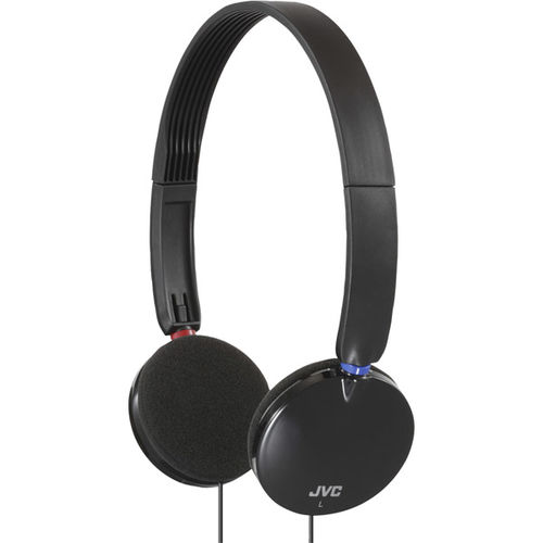 Lightweight Portable On-Ear Headphones-Black
