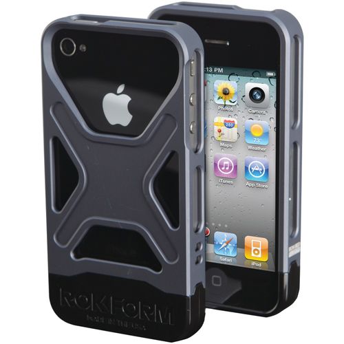 ROKFORM 370405 iPhone(R) 4/4S Rokbed Fuzion Cover (Gunmetal)