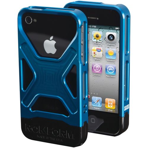 ROKFORM 370402 iPhone(R) 4/4S Rokbed Fuzion Cover (Blue)