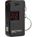 Keychain Breathalyzer in Black w/