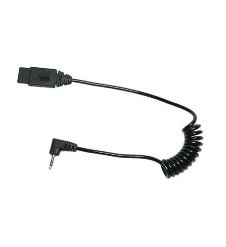 QD 1095G 2.5mm plug to QD, 90 degree