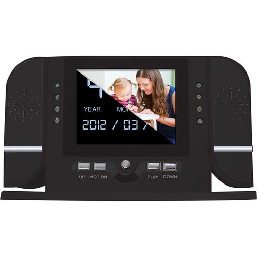 Covert Video LCD Alarm Clock with 8GB microSD Card