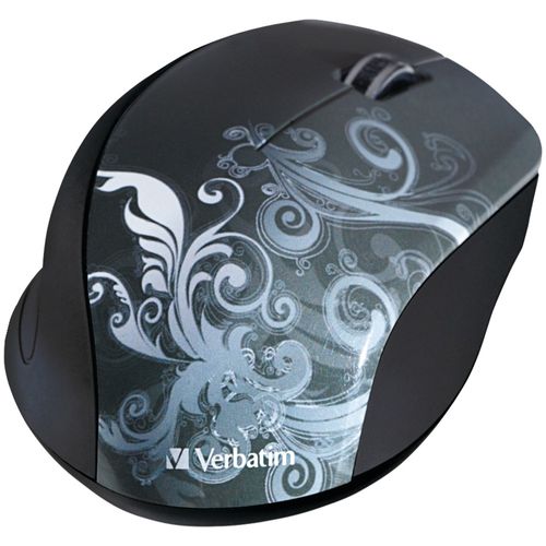 VERBATIM 97786 Wireless Optical Mouse (Graphite Design)