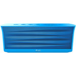 Blue MobiOut Rechargeable Splash-Resistant Portable Bluetooth Stereo Speaker with Microphone
