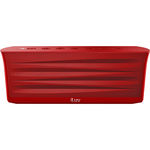 Red MobiOut Rechargeable Splash-Resistant Portable Bluetooth Stereo Speaker with Microphone