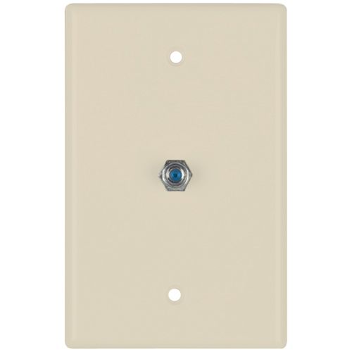 DATACOMM ELECTRONICS 32-2024-LA 2.4 GHz Coaxial Wall Plate (Light Almond)