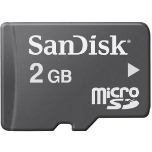 microSD 2GB 3"" x 5"" Blister Pkg