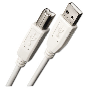 USB Cable, 6 ft., White