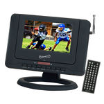 Supersonic SC-491 7&rdquo; Portable Rechargeable LCD TV/DVD with Digital TV Tuner included