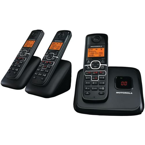 MOTOROLA L703M DECT 6.0 Cordless Phone System (3-Handset system)