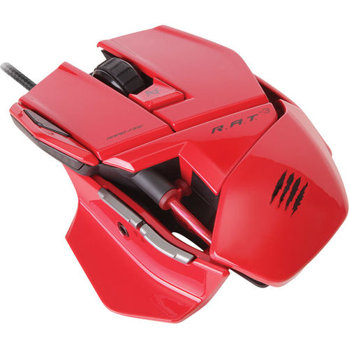 R.A.T. 3 Gaming Mouse for PC and Mac-Red