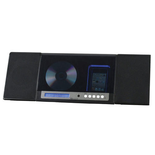 Supersonic Micro Stereo CD System with Dock and AM/FM Radio for iPod /iPhone