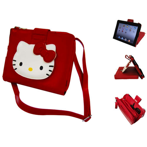 Hello Kitty Mini Messenger Bag compatible with iPad all generations.