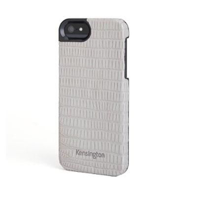 iPhone 5 Leather Shell Grey