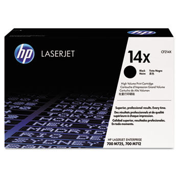 CF214X, HP-14X, High-Yield Toner, 17500 Page-Yield, Black
