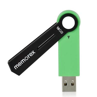 16GB TravelDrive Capless Green