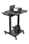 Offex Multimedia Mobile Height Adjustable Computer / Laptop Presentation Workstation Lectern Stand