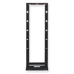 CABLE MNGMENT RACK, HYBRID, BLACK, 7ft