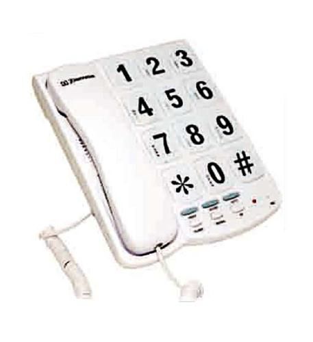 Big Button Speakerphone White