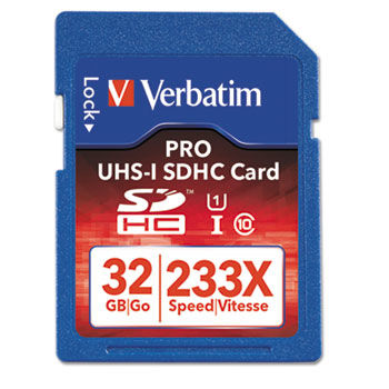 Pro 233X SDHC Class 10/UHS-1 Memory Card, 32GB