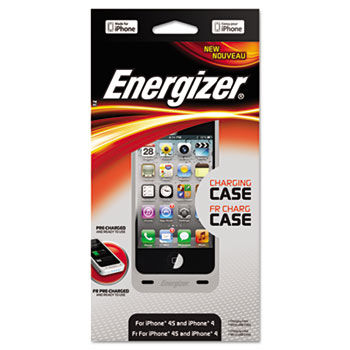 White Charging Case for iPhone 4 and iPhone 4S, Micro USB