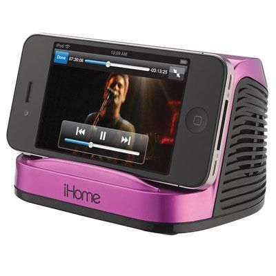 iPad iPod Speaker Neon Pink