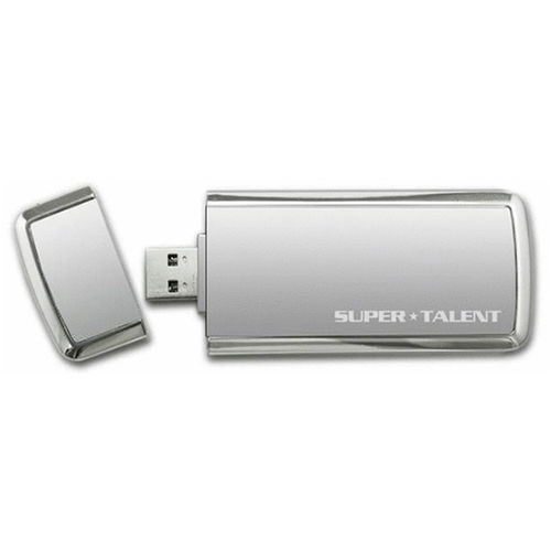 Super Talent 256 GB SuperCrypt Pro USB 3.0 Flash Drive (ST3U56SPS-256GB) - Gray