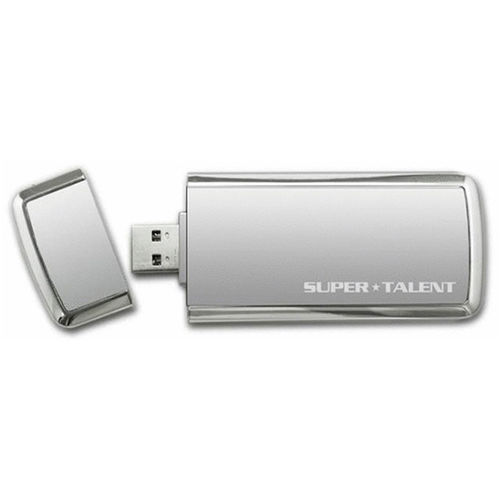 Super Talent 256 GB SuperCrypt USB 3.0 Plug and Play Flash Drive (ST3U56SCS-256GB) - Gray