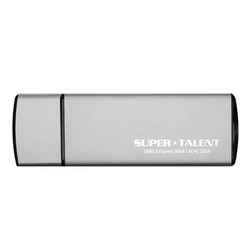 Super Talent 32GB Express RAM Cache USB 3.0 Flash Drive (ST3U32ERS-32GB) - Gray