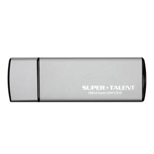 Super Talent 64GB Express RAM Cache USB 3.0 Flash Drive (ST3U64ERS-64GB) - Gray