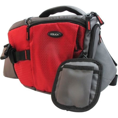 Sling backpack SB-015RD red/gray