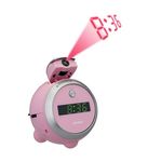 Pink Projection Clock with AM/FM Radio