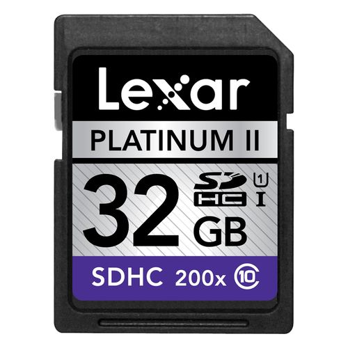 32GB Platinum II 200x 2-PKT SDHC