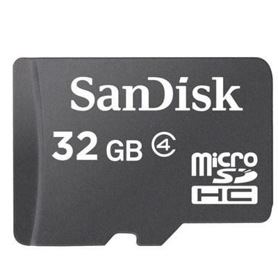 32GB MicroSDHC Card Class 4