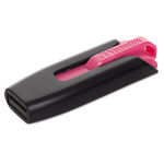 Store 'n' Go V3 USB 3.0 Drive 16GB, Black/Hot Pink