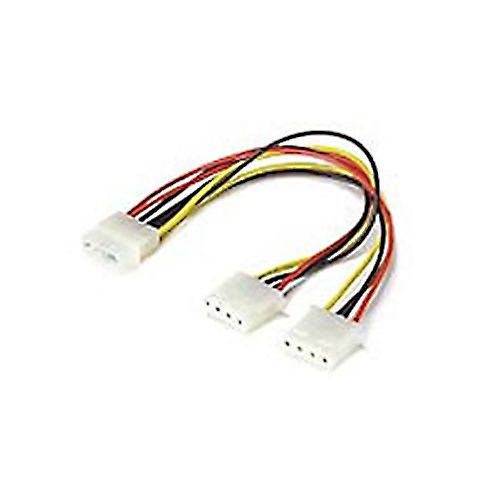 Ziotek Power Supply 4-pin Molex Y-splitter, 18awg