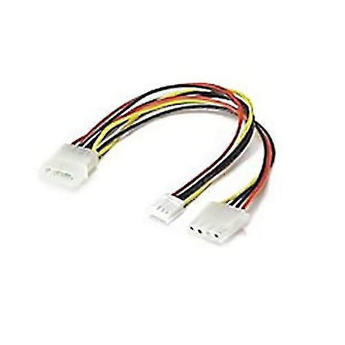 Ziotek Power Y Cable For 3.5in Fd, 18awg