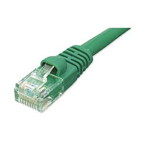 Ziotek CAT5e Enhanced Patch Cable, W/ Boot 1ft, Green
