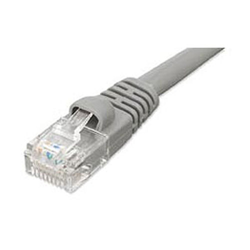 Ziotek CAT5e Enhanced Patch Cable, W/ Boot 50ft, Gray