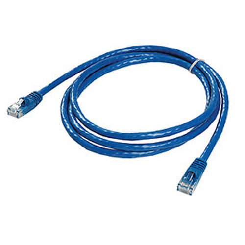 Ziotek CAT6 Patch Cable, W/ Boot 5ft, Blue